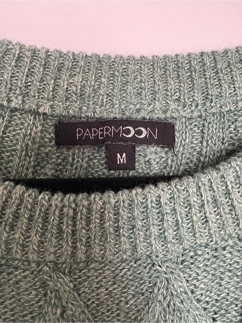 Boutique Cable Knit Sweater Top - Picture 3 of 3